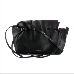 Mansur Gavriel black leather crossbody